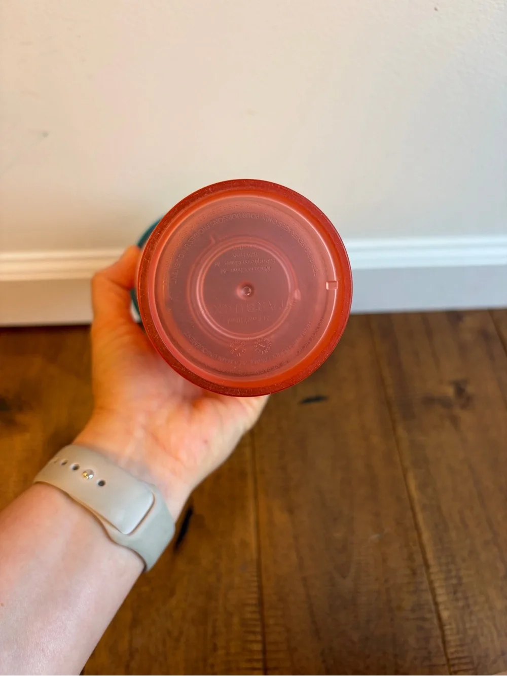 Starbucks 2018 Coral Pink Cactus Floral 24oz Venti Cold Tumbler Matte With Straw